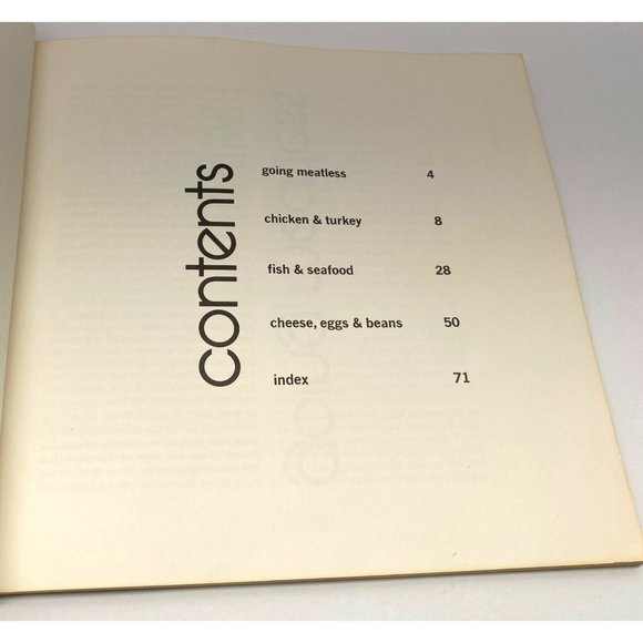 Meatless Main Dishes Vintage Cookbook Betty Crocker 130 Recipes Paperback 1973 - Picture 2 of 11